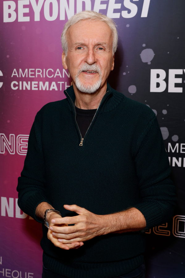 James Cameron attends "The Abyss" screening during 2023 Beyond Fest at Regency Village Theatre on Sept. 27 in Los Angeles.