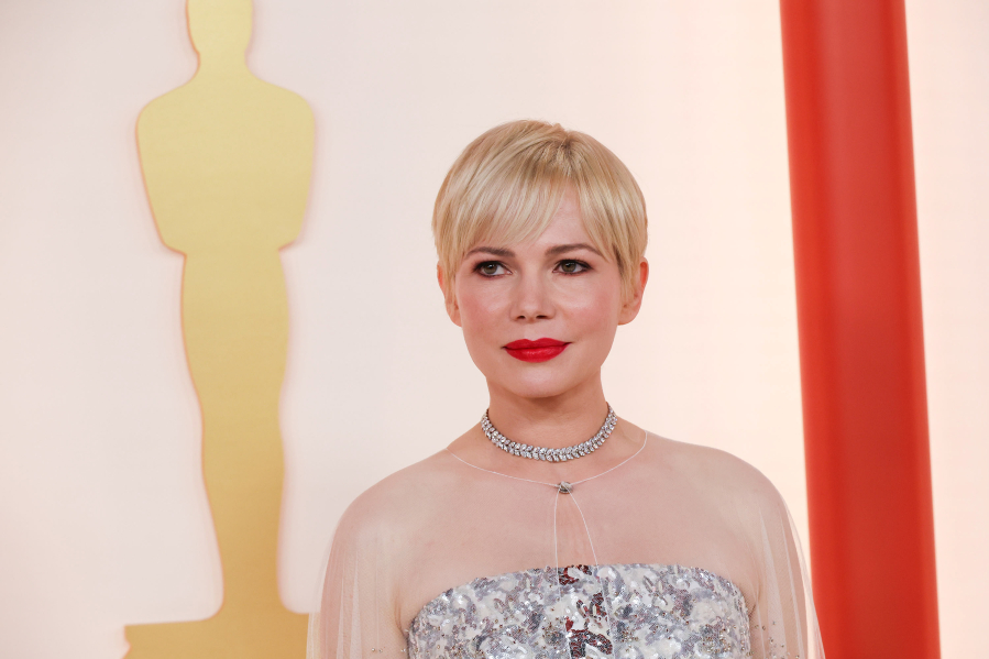 Michelle Williams attends the 95th Academy Awards at the Dolby Theatre on March 12, 2023, in Los Angeles. (Allen J.