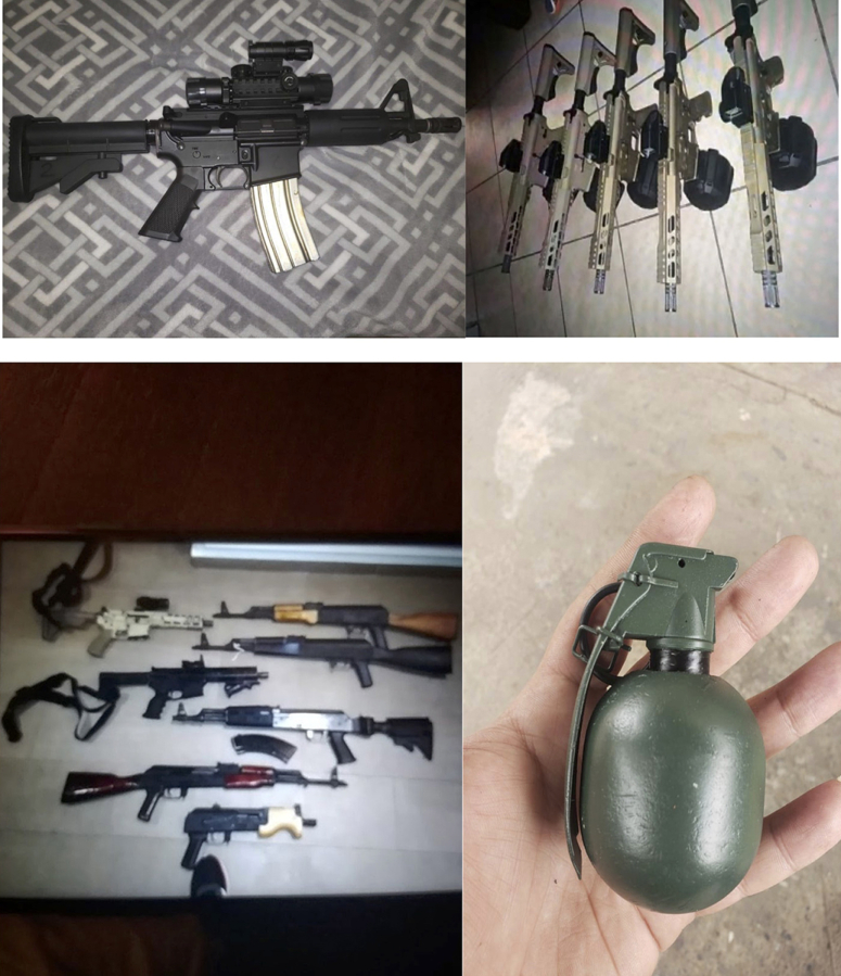 Prosecutors said Alfredo Lomas Navarrete trafficked these weapons and hundreds of others from the U.S. to Mexico on behalf of a prolific drug trafficking organization that???s part of the Sinaloa cartel. (U.S.