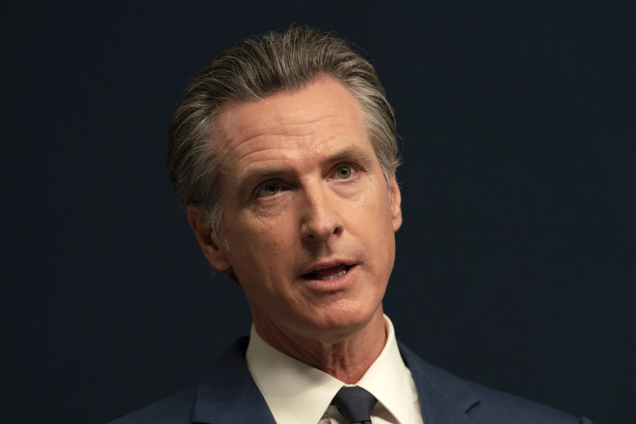 FILE -- California Gov. Gavin Newsom answers questions during a news conference in Sacramento, Calif., on Tuesday Sept, 26, 2023. On Saturday, Oct. 7, Newsom vetoed a bill aimed at limiting the price of insulin.