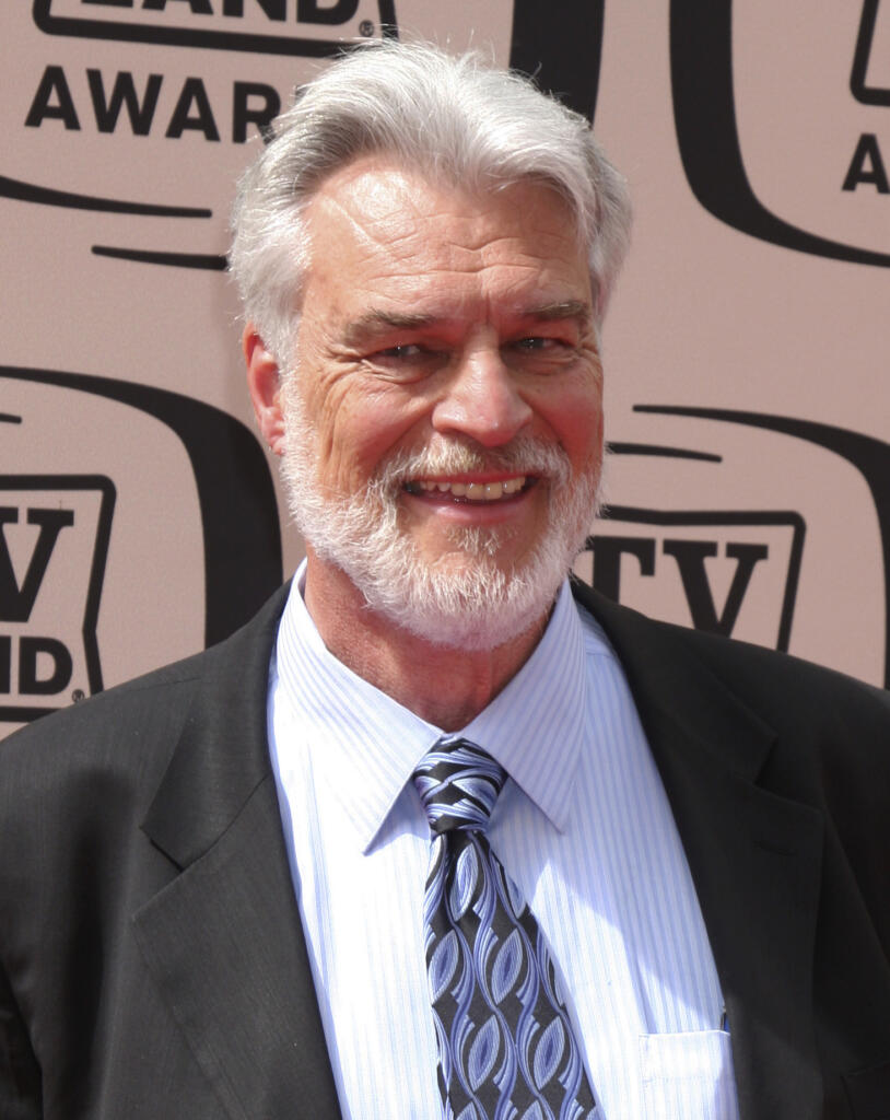 In this photo provided by Kathy Hutchins, Richard Moll arrives at the 2010 TV Land Awards Sony Studios Culver City, Calif., April 17, 2010. Moll, a character actor who found lasting fame as an eccentric but gentle giant bailiff on the original “Night Court” sitcom, has died at age 80. Moll died Thursday, Oct. 26, 2023, at his home in Big Bear Lake, Calif., according to a Jeff Sanderson, a family spokesperson.