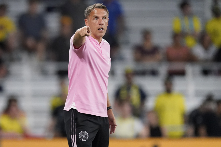 Former Inter Miami head coach Phil Neville was named as head coach of the Portland Timbers on Monday, Nov. 7, 2023.