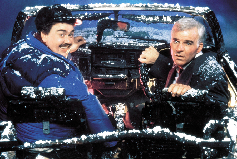 John Candy and Steve Martin in &ldquo;Planes, Trains &amp; Automobiles,&rdquo; directed by John Hughes in 1987.