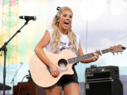 Megan Moroney performs June 11 during CMA Fest 2023 in Nashville, Tenn.