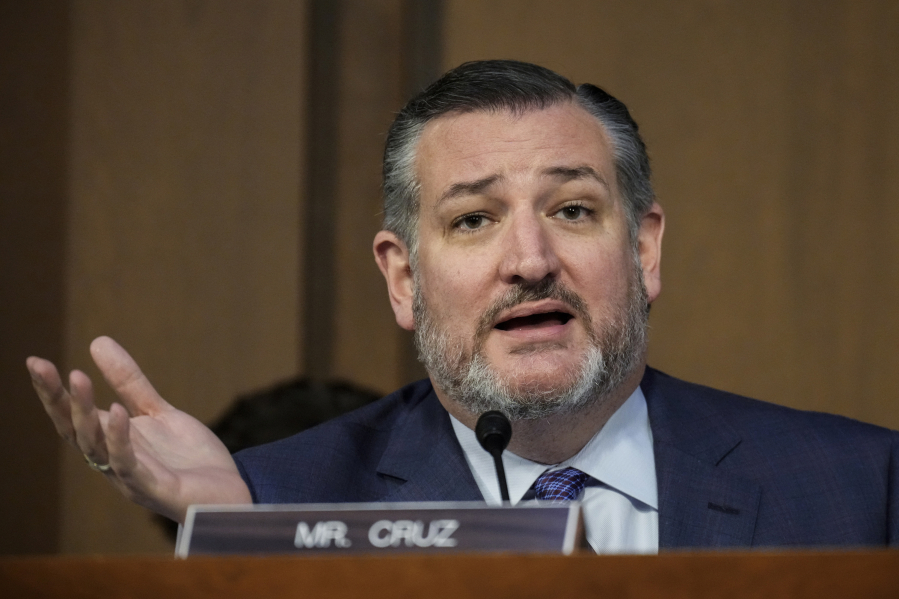 Sen. Ted Cruz (R-TX) speaks during a business hearing of the Senate Judiciary Committee on Capitol Hill May 11, 2023, in Washington, D.C.