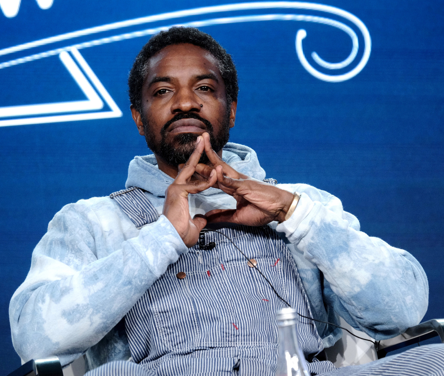 Andr&eacute; 3000 &mdash; shown during a Jan. 16, 2020, press conference in Pasadena, Calif.&mdash; released &ldquo;New Blue Sun&rdquo; this week.