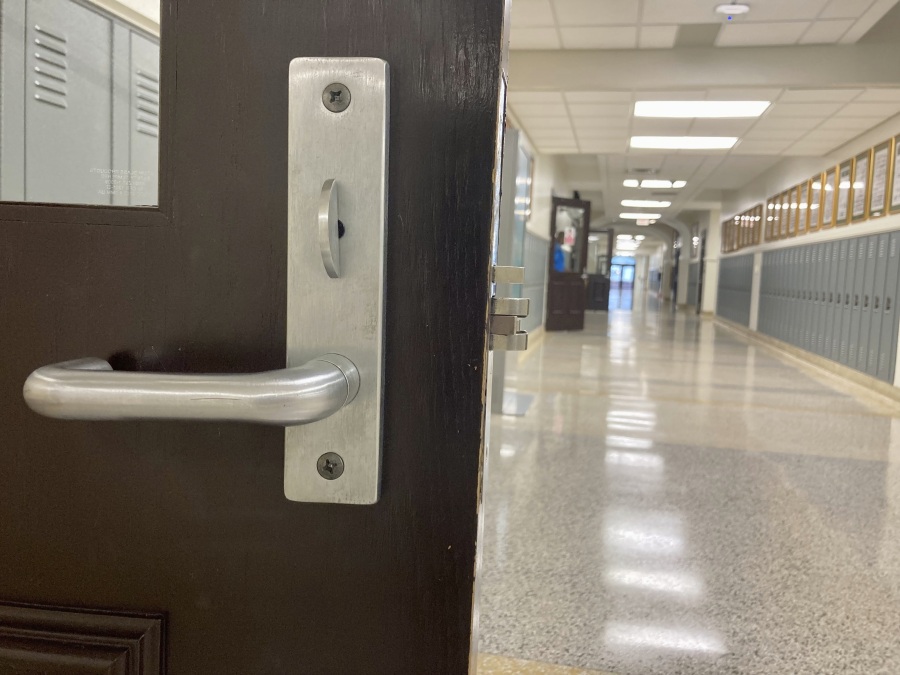 The hallway is empty at Baton Rouge Magnet High School in Baton Rouge, La. America&rsquo;s Black and Latino students are at a disadvantage in nearly every measure of educational opportunity.