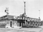 By the time this photo of the Totem Pole Restaurant was taken in 1962, it had already been in business for more than 40 years.