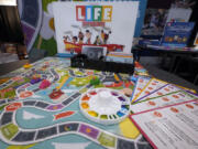 &ldquo;The One of Life Generations&rdquo; game is displayed at the 2023 Toy Fair, in New York&rsquo;s Javits Center, Monday, Oct. 2, 2023. The new &ldquo;Generations&rdquo; versions of Life and Trivial Pursuit have expanded their content to cater to younger and older people alike.