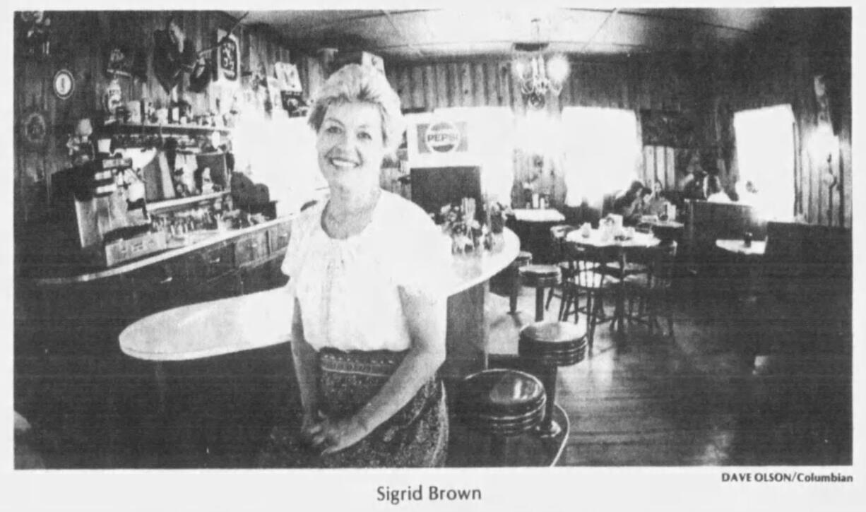 Sigrid Brown beat metastatic breast cancer to return to her little cafe, Sigrid&rsquo;s, shown in this photo from 1980. She closed it permanently in 1991 to care for her ailing mother.