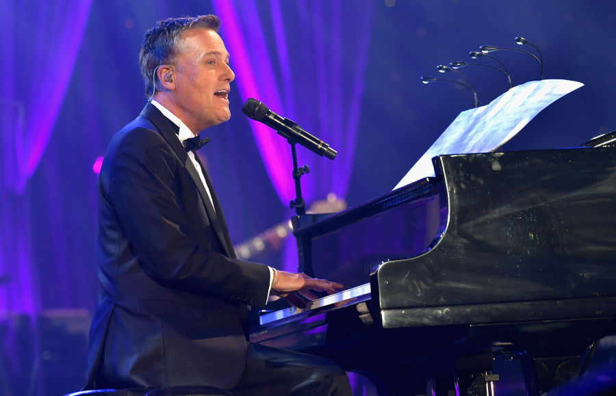 Michael W. Smith performs March 23, 2019, during Celebrity Fight Night XXV in Phoenix.