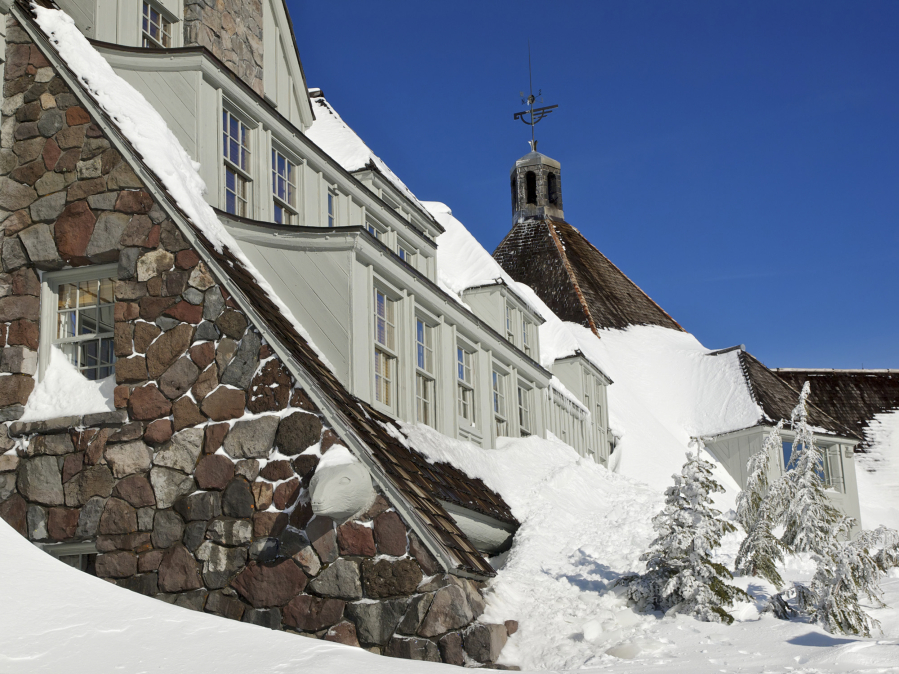 Timberline Lodge on Mt Hood is awaiting more snow to crank up the lifts for 2023-24 season.