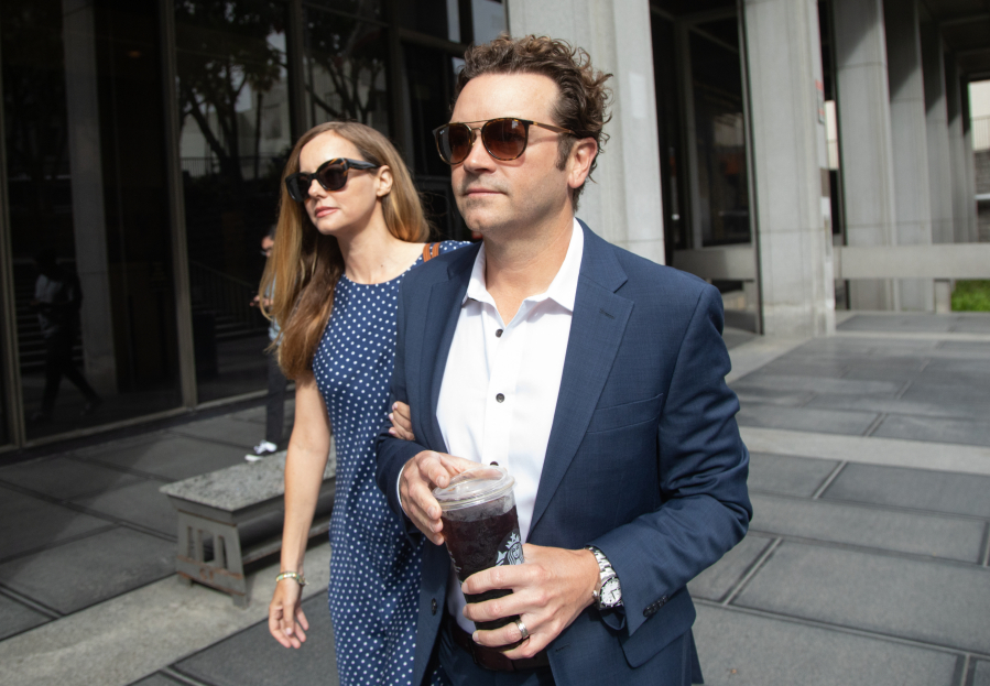 &Ccedil;&fnof;&uacute;That &Ccedil;&fnof;&Uacute;70s Show&Ccedil;&fnof;&ugrave; actor Danny Masterson and his wife, Bijou Phillips, arrive at Clara Shortridge Foltz Criminal Justice Center in Los Angeles on Wednesday. (Myung J.