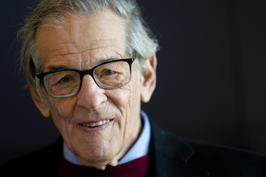 Author and biographer Robert Caro appears Oct. 20, 2021, at the New York Historical Society Museum &amp; Library in New York.