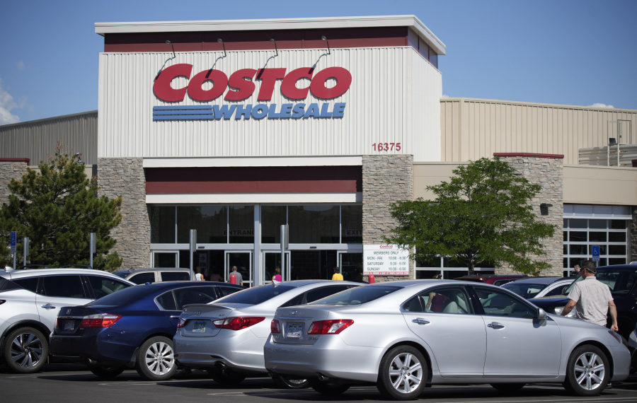 FILE - A Costco warehouse is seen, July 8, 2022, in Thornton, Colo. Business closings on Christmas Eve are less common than those on Christmas Day, but many large chains still cut back hours or close up shop early for the coming holiday. Costco&#039;s warehouses will be open from 8:30 a.m. to 5 p.m. on Christmas Eve, Sunday, Dec. 24, 2023, although hours may vary between locations.