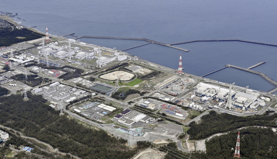 This shows the Kashiwazaki-Kariwa plant in Kashiwazaki, Niigata prefecture, northern Japan in April 2021. Japanese nuclear safety regulators lifted an operational ban Wednesday, Dec. 27, 2023, imposed on Tokyo Electric Power Company Holdings, also known as TEPCO, the operator behind the Fukushima plant that ended in disaster, allowing the company to resume preparations for restarting the Kashiwazaki-Kariwa, a separate plant, after a 12-year stoppage.