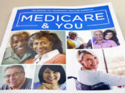 FILE - The U.S. Medicare Handbook is photographed in Washington, Nov. 8, 2018. Obesity drugs like Wegovy and Zepbound that are capturing the attention of celebrities and showing promising results in helping people shed pounds will stay out of reach for America&#039;s older adults. A decades-old law on the books bans Medicare from paying for weight loss drugs.
