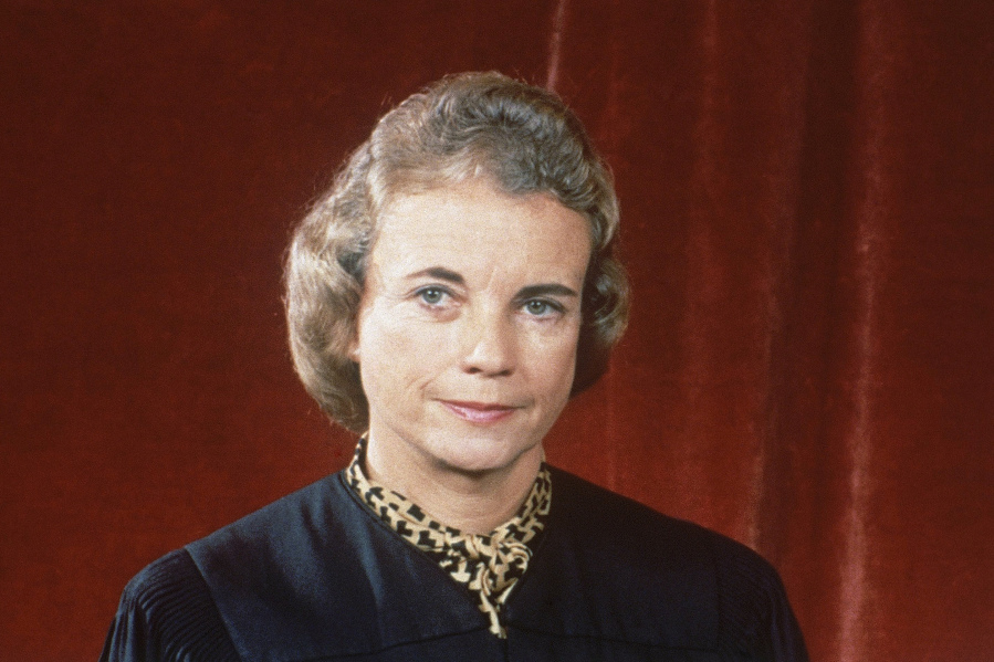 FILE - Supreme Court Associate Justice Sandra Day O&#039;Connor poses for a photo in 1982. O&#039;Connor who joined the Supreme Court in 1981 as the nation&#039;s first female justice, has died at age 93.
