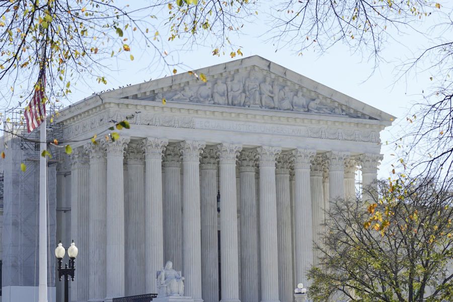 FILE - The U.S. Supreme Court is seen on, Nov. 3, 2023, in Washington.