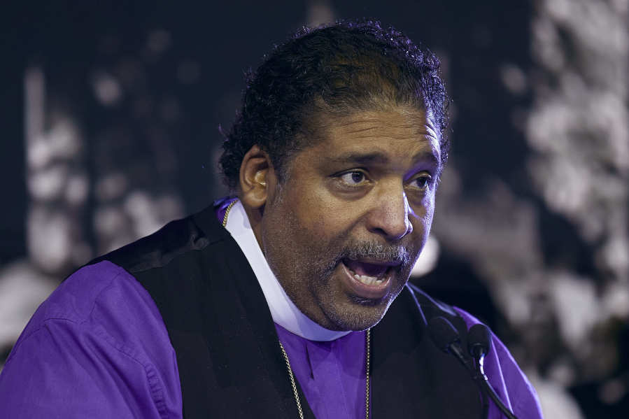 William Barber speaks during the Clinton Global Initiative on Sept. 19 in New York.
