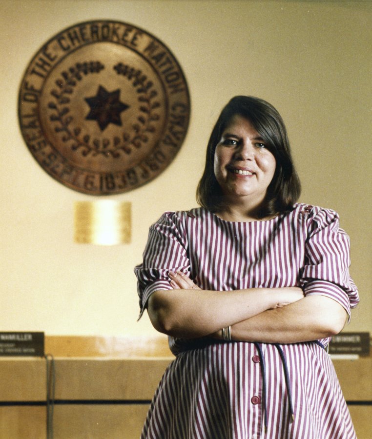In 1985 Wilma Mankiller became Chief of the Cherokee Nation after Chief Ross Swimmer resigned to head the Bureau of Indian Affairs under President Ronald Reagan.