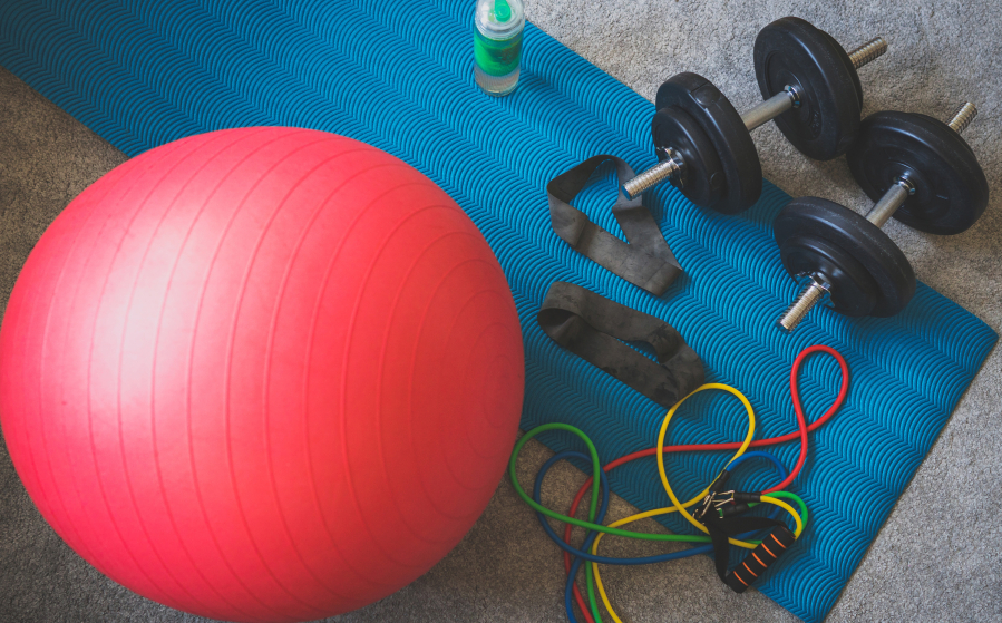A home gym is one of the most common fitness plans.