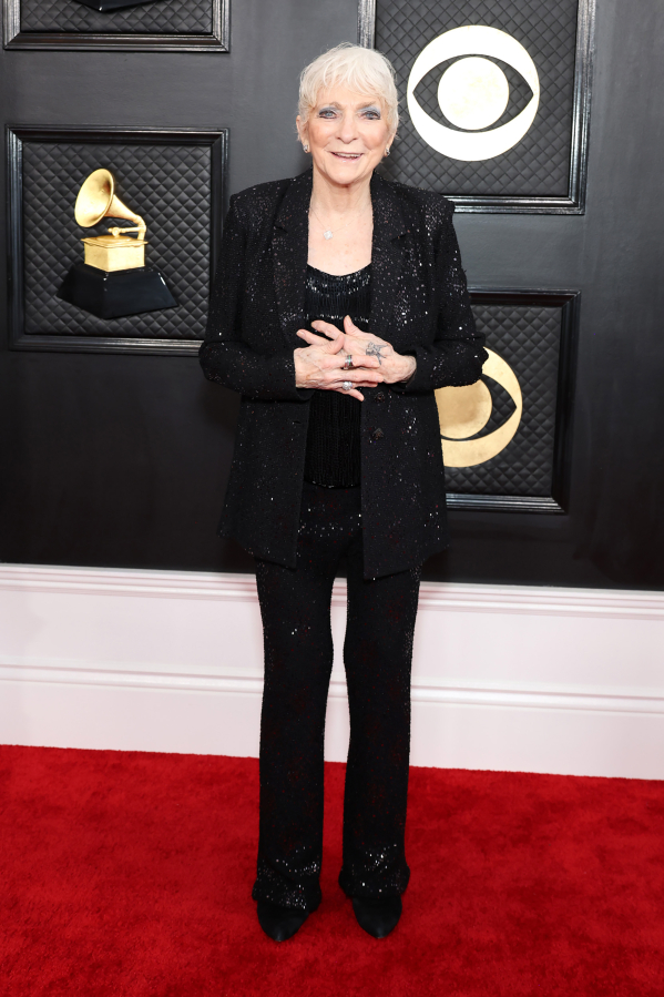 Singer-songwriter Judy Collins attends the 65th Annual Grammy Awards on Feb. 5, 2023, at Crypto.com Arena in Los Angeles.