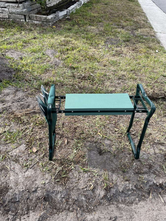 Raised benches should be at 28 to 30 inches high for easy reaching.