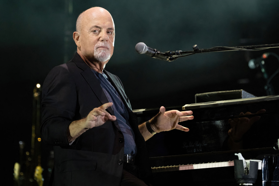 Billy Joel performs during a concert at the Formula One Grand Prix at Circuit of the Americas in Austin, Texas, on Oct. 23, 2021.