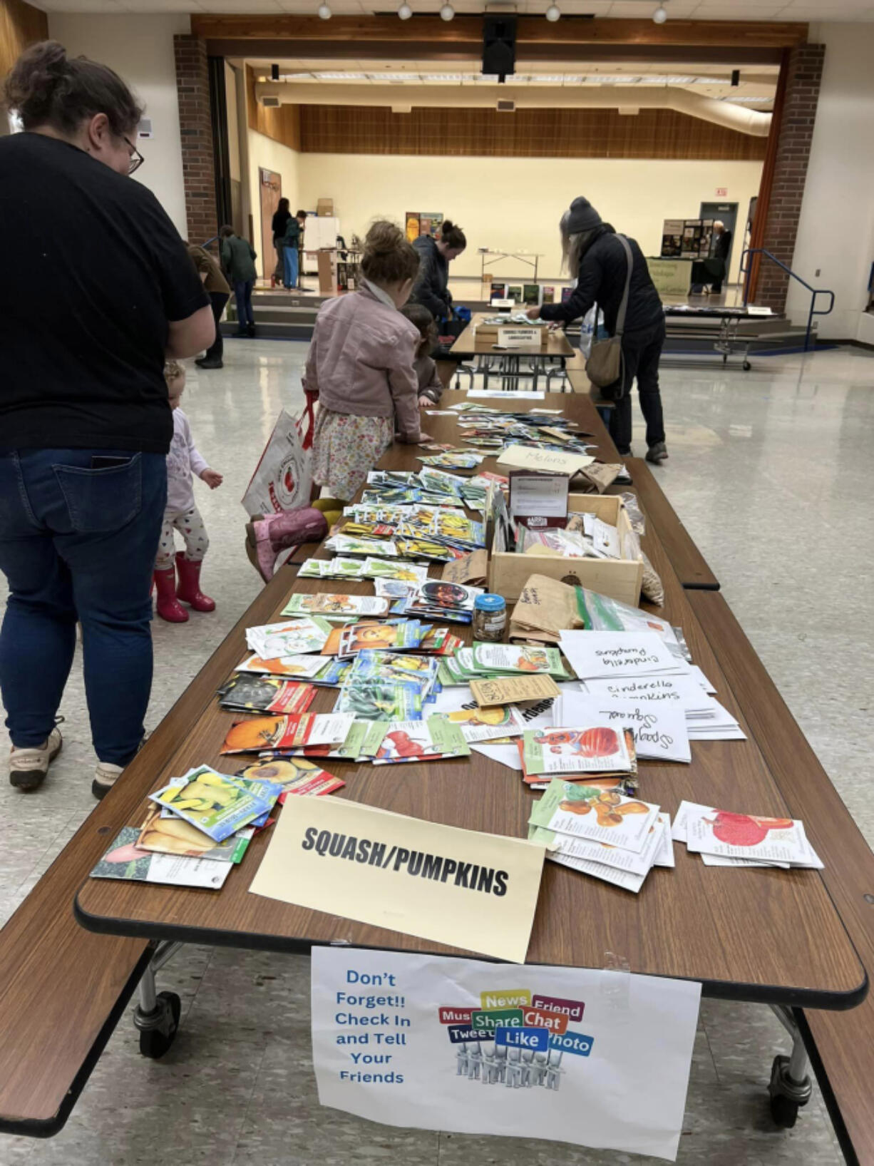 More than 230 people attended the 12th annual free Seed Swap and Giveaway on Jan.