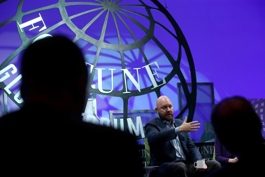 Andreessen Horowitz partner Marc Andreessen set the tech-world chattering with his recent &ldquo;Techno-Optimist Manifesto.&rdquo; (Justin Sullivan/Getty Images)