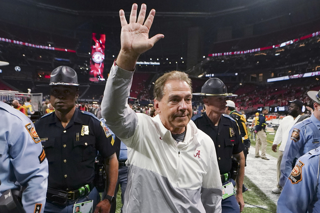 Alabama head coach Nick Saban, the stern coach who won seven national championships and turned Alabama back into a national powerhouse that included six of those titles in just 17 seasons, is retiring, according to multiple reports, Wednesday, Jan. 10, 2024.
