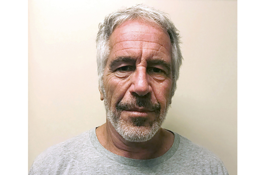 FILE - This photo provided by the New York State Sex Offender Registry shows Jeffrey Epstein, March 28, 2017. Social media is abuzz with news that a judge is about to release a list of &quot;clients,&quot; or &quot;associates&quot; or maybe &quot;co-conspirators,&quot; of Jeffrey Epstein, the jet-setting financier who killed himself in 2019 while awaiting trial on sex trafficking charges. While some previously sealed court records are indeed being made public, the great majority of the people whose names appear in those documents are not accused of any wrongdoing.