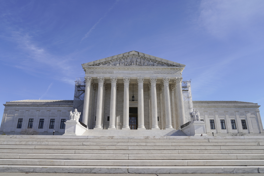 The U.S Supreme Court is seen on Wednesday, Jan. 3, 2024, in Washington.