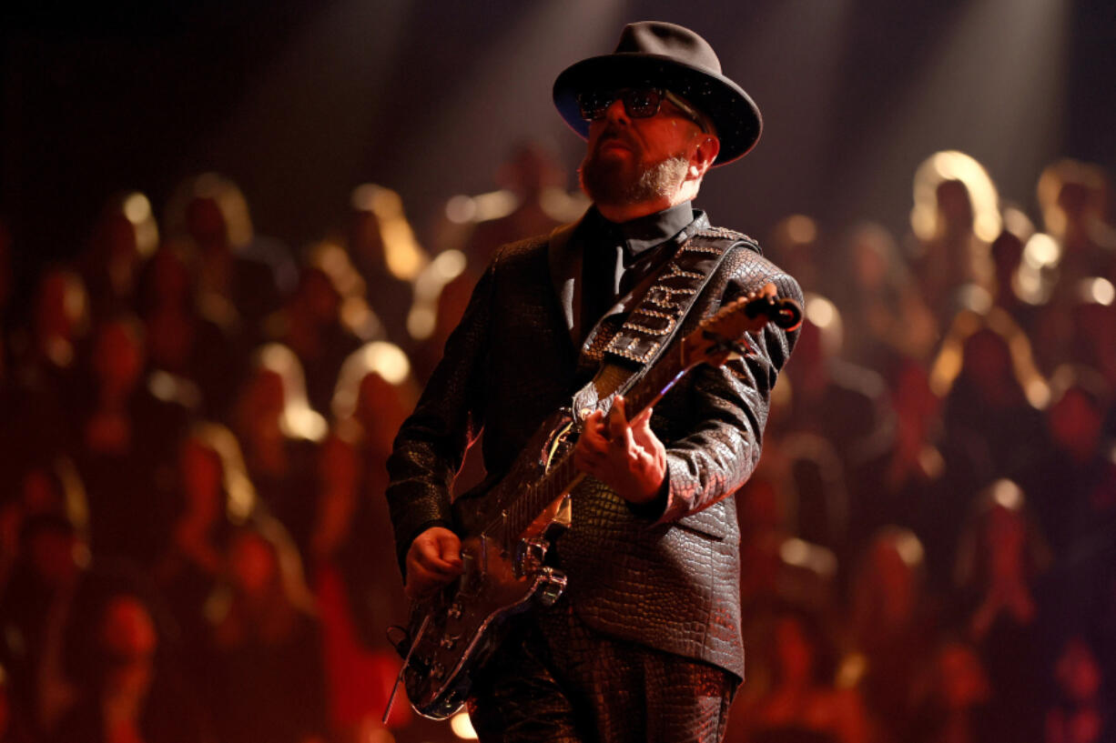 Dave Stewart of Eurythmics performs Nov. 5, 2022, during the 37th Annual Rock &amp; Roll Hall of Fame Induction Ceremony at Microsoft Theater in Los Angeles.