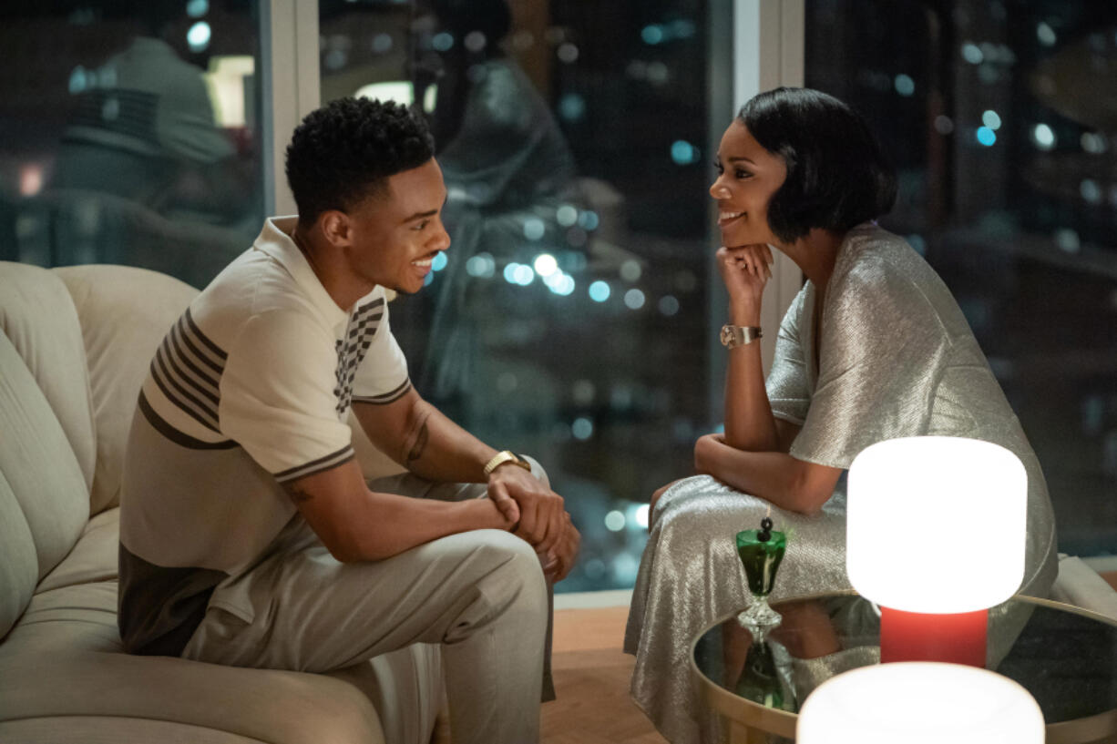 Keith Powers, left, as Eric and Gabrielle Union as Jenna in &ldquo;The Perfect Find.&rdquo; (Emily Aragones/Netflix)