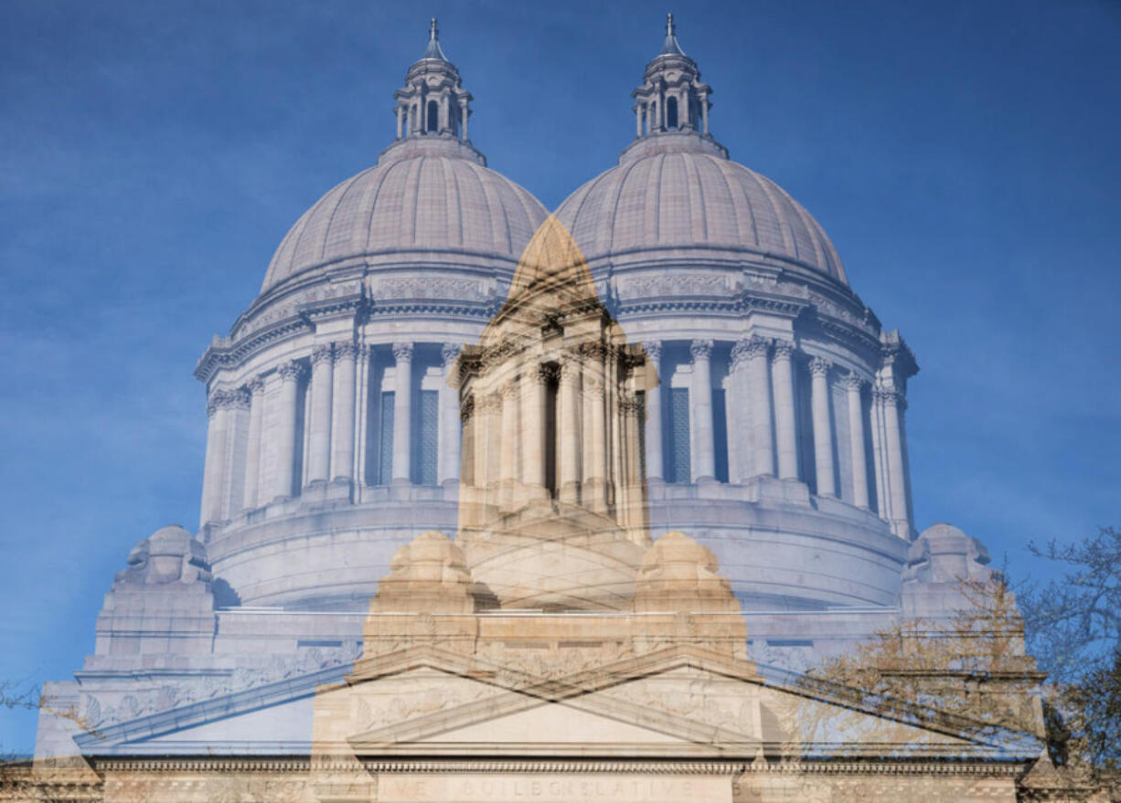 Washington State Capitol in Olympia on Tuesday, Jan. 10, 2023. A new Washington State bill would address digitally fabricated sexually explicit content, known as deepfakes. The bill would expand existing child pornography laws to criminalize sexually explicit deepfakes of minors.