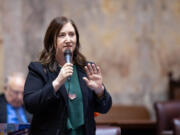 Sen. Noel Frame, D-Seattle, has worked for two years on legislation to require clergy in Washington to report child abuse or neglect. Her latest legislation lapsed in a House committee on Wednesday.