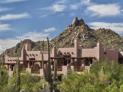 Casita dwellings showcase adobe-style architecture at the Four Seasons Scottsdale in Scottsdale, Ariz.