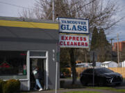 Employees at Express Cleaners across the street from downtown Vancouver's pallet-shelter community said it hasn't affected their business at all.