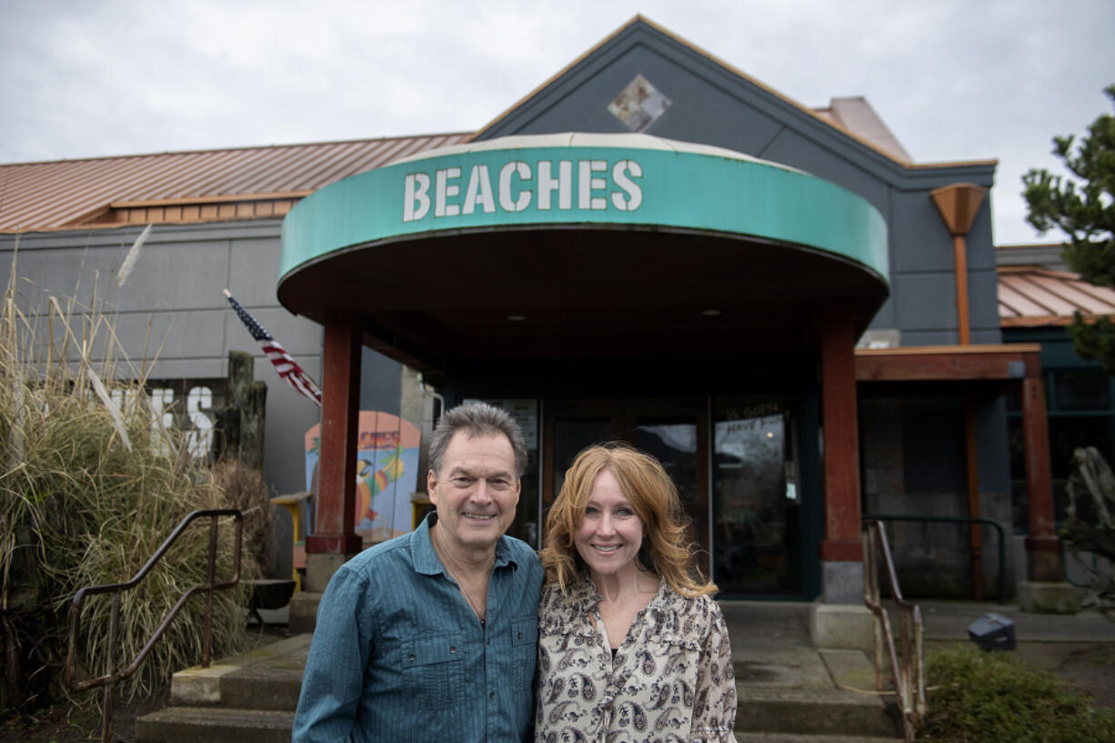 Mark Matthias, left, and Ali Novinger, owners of Beaches Restaurant and Bar, announced Monday they plan to retire and close the business Dec. 31.