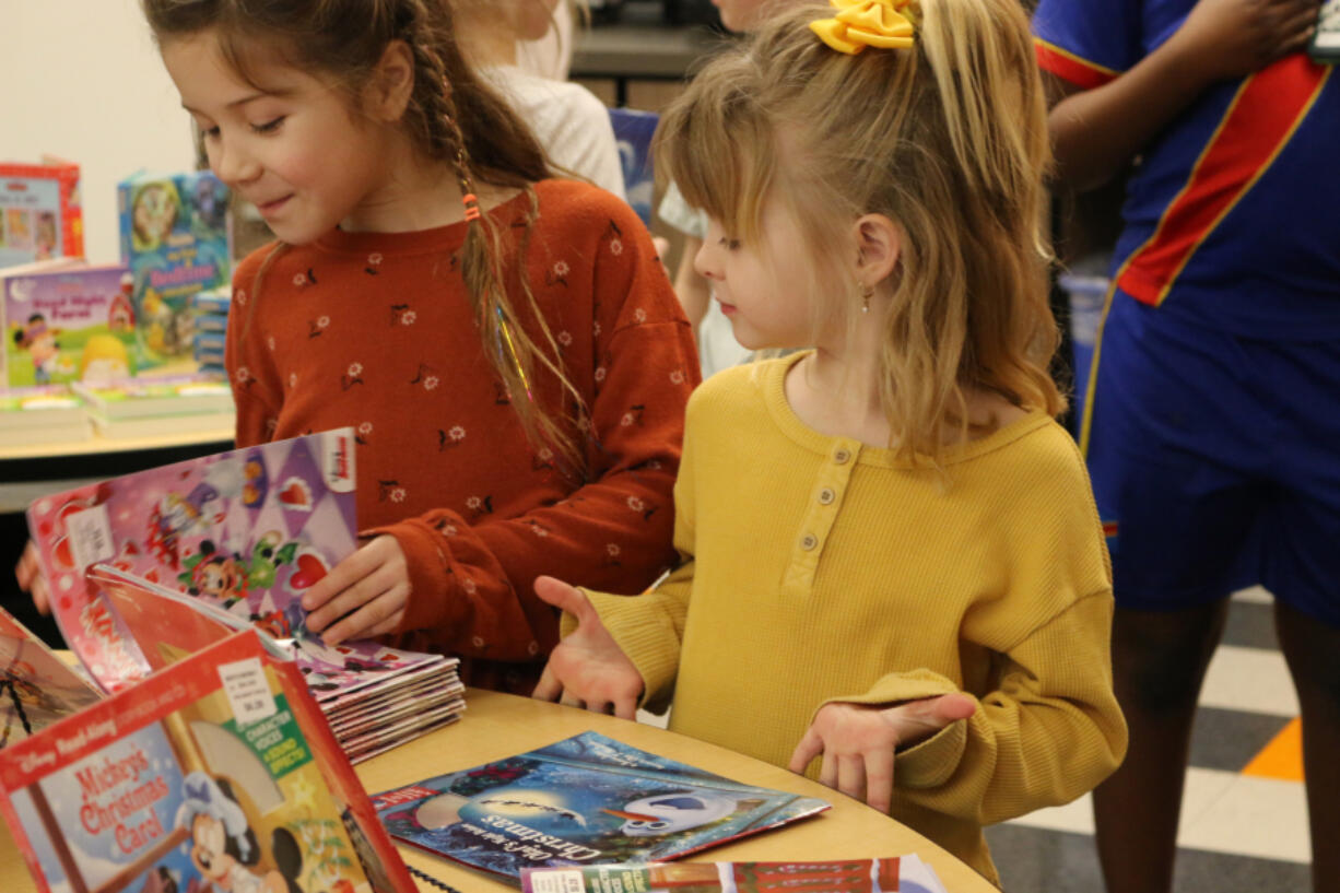 Elementary students at Washougal School District benefited from a flurry of early literacy programs this winter.