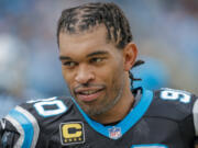 Julius Peppers was elected to the Pro Football Hall of Fame class of 2024, announced Thursday, Feb. 8, 2024.