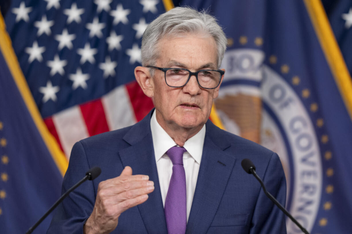 Federal Reserve Board Chair Jerome Powell speaks during a news conference about the Federal Reserve&#039;s monetary policy at the Federal Reserve, Wednesday, Jan. 31, 2024, in Washington.