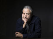 FILE - Jon Stewart poses for a portrait in promotion of his film, &ldquo;Rosewater,&rdquo; in New York, Nov. 7, 2014. Stewart is returning to &ldquo;The Daily Show&rdquo; as an occasional host and executive producing through the 2024 U.S. elections cycle, starting Feb. 12.