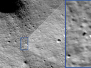 These photos provided by NASA show images from NASA&rsquo;s Lunar Reconnaissance Orbiter Camera team which confirmed Odysseus completed its landing. After traveling more than 600,000 miles, Odysseus landed within 1.5 km of its intended Malapert A landing site, using a contingent laser range-finding system patched hours before landing.