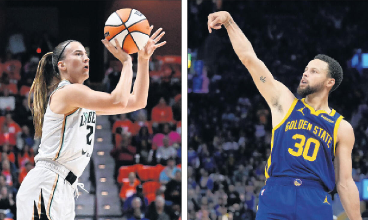 Sabrina Ionescu of  the New York Liberty and Stephen Curry of the Golden State Warriors will go head-to-head in a 3-point shooting contest on Saturday at Indianapolis as part of the NBA’s All-Star Saturday Night events.