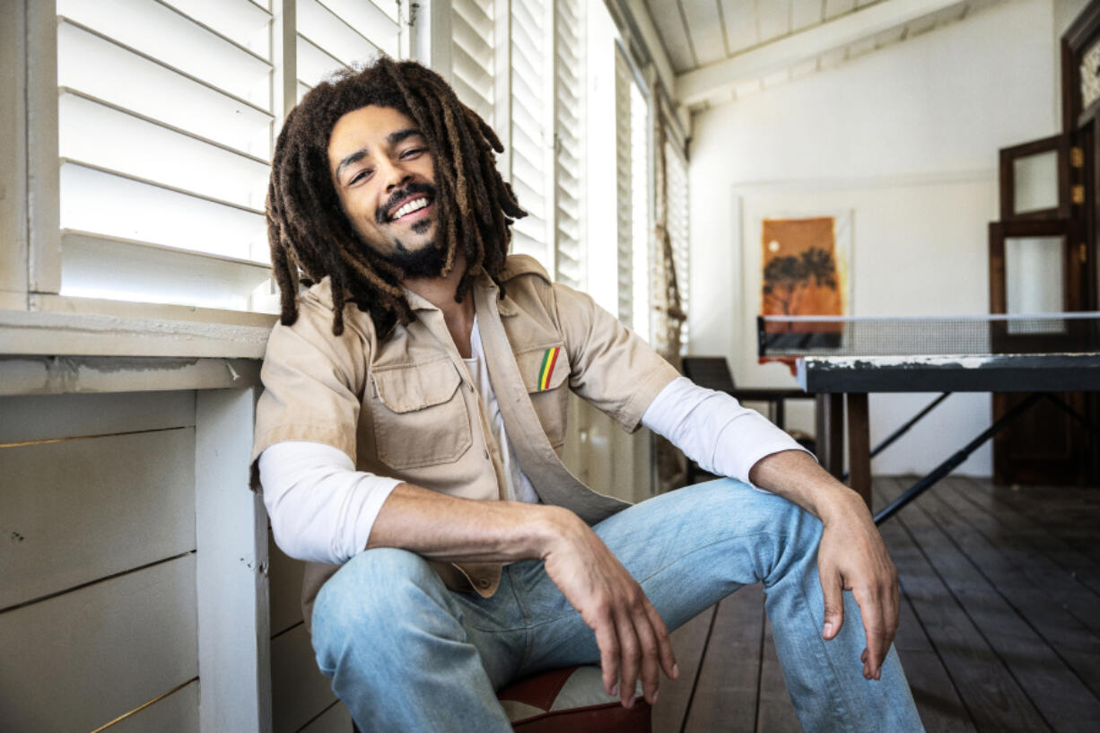 Kinglsey Ben-Adir stars in &ldquo;Bob Marley: One Love.&rdquo; (Chiabella James/Paramount Pictures)
