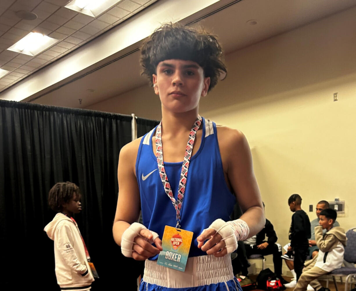 Vancouver&rsquo;s Cain Elizondo Jr., 14, reached No. 1 in USA Boxing&rsquo;s national rankings for 13-14 year olds after winning the 125-pound weight class at a national-level tournament in Albaquerque, N.M., earlier this month.
