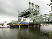 Barges, drilling equipment, cruise ships and personal watercraft frequently pass below the Interstate 5 Bridge but not massive cargo ships like the one that brought down the Francis Scott Key Bridge in Baltimore on Tuesday.